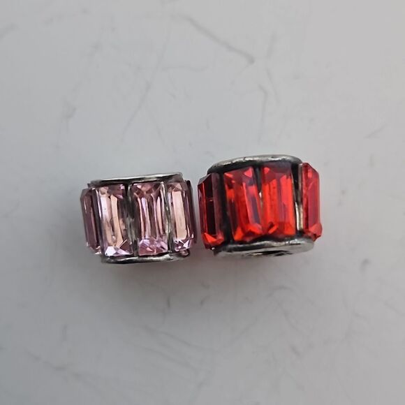 Chamilia Authentic Glass Charm Red & Pink - Picture 4 of 16